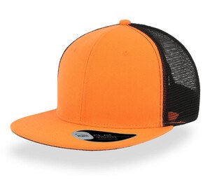 ATLANTIS HEADWEAR AT263 - Trucker style cap Orange / Black