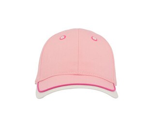 ATLANTIS HEADWEAR AT274 - 5-panel baseball hat Pink / White