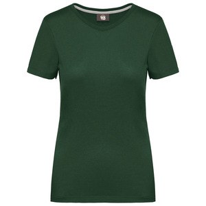WK. Designed To Work WK307 - Ladies antibacterial short sleeved t-shirt Forest Green