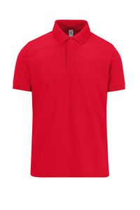 B&C CGPU426 - MY POLO 210 Men’s short sleeves Red