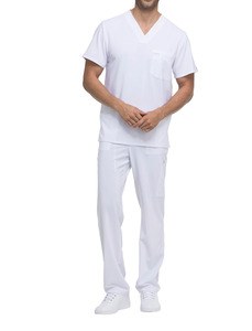 Dickies Medical DKE645 - Men's V-neck top White