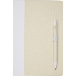 GiftRetail 107811 - Dairy Dream A5 size reference recycled milk cartons notebook and ballpoint pen set