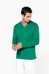 Kariban K358 - MENS LONG SLEEVE V-NECK T-SHIRT