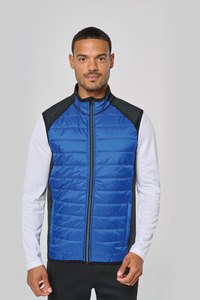 Proact PA235 - Dual-fabric sleeveless sports jacket