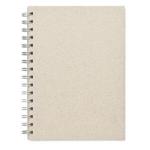 GiftRetail MO6541 - GRASS BOOK A5 grass notebook 80 lined