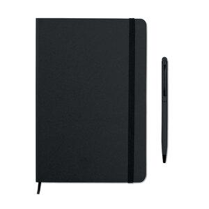 GiftRetail MO9348 - NEILO SET A5 notebook w/stylus 72 lined