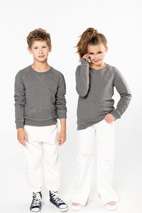 Kariban K490 - Kids organic raglan sleeve sweatshirt