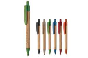 TopPoint LT87284 - Ball pen bamboo with wheatstraw