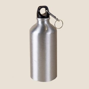 EgotierPro 31028 - 500ml Aluminum Bottle with Carabiner Keyring