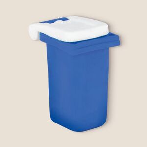 EgotierPro 50071 - Colorful Garbage Bin-Shaped Eraser CONTAINER