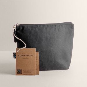 EgotierPro 52567 - Fairtrade Cotton Toilet Bag, 280 gr/m² CLARK